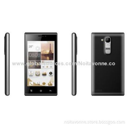 4" WVGA screen 480*800 pixel smartphone, with GPS, WiFi, BT,DDR 512M Flash 4G, GSM/WCDMA